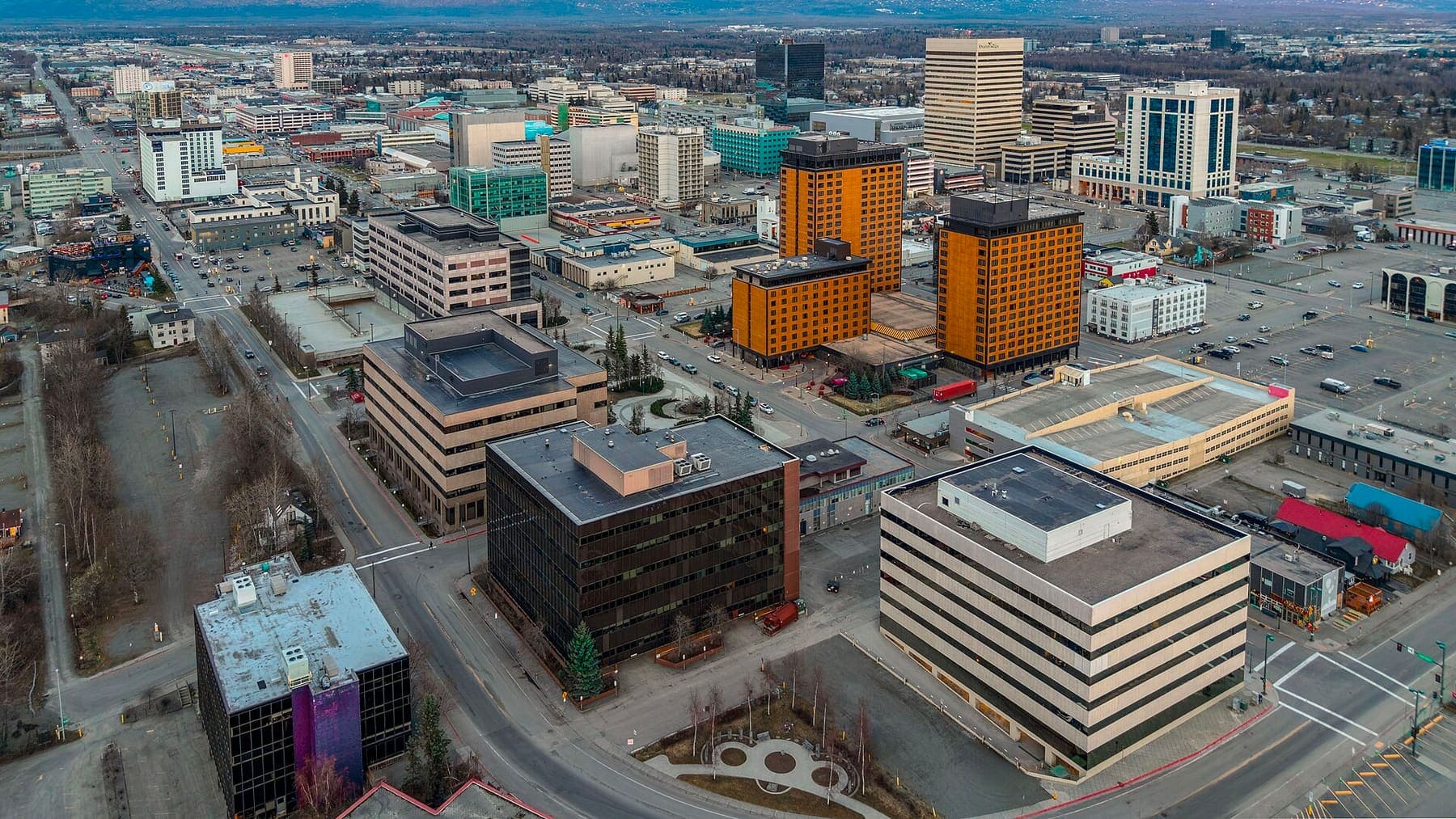 Alaska: Anchorage, Alaska skyline