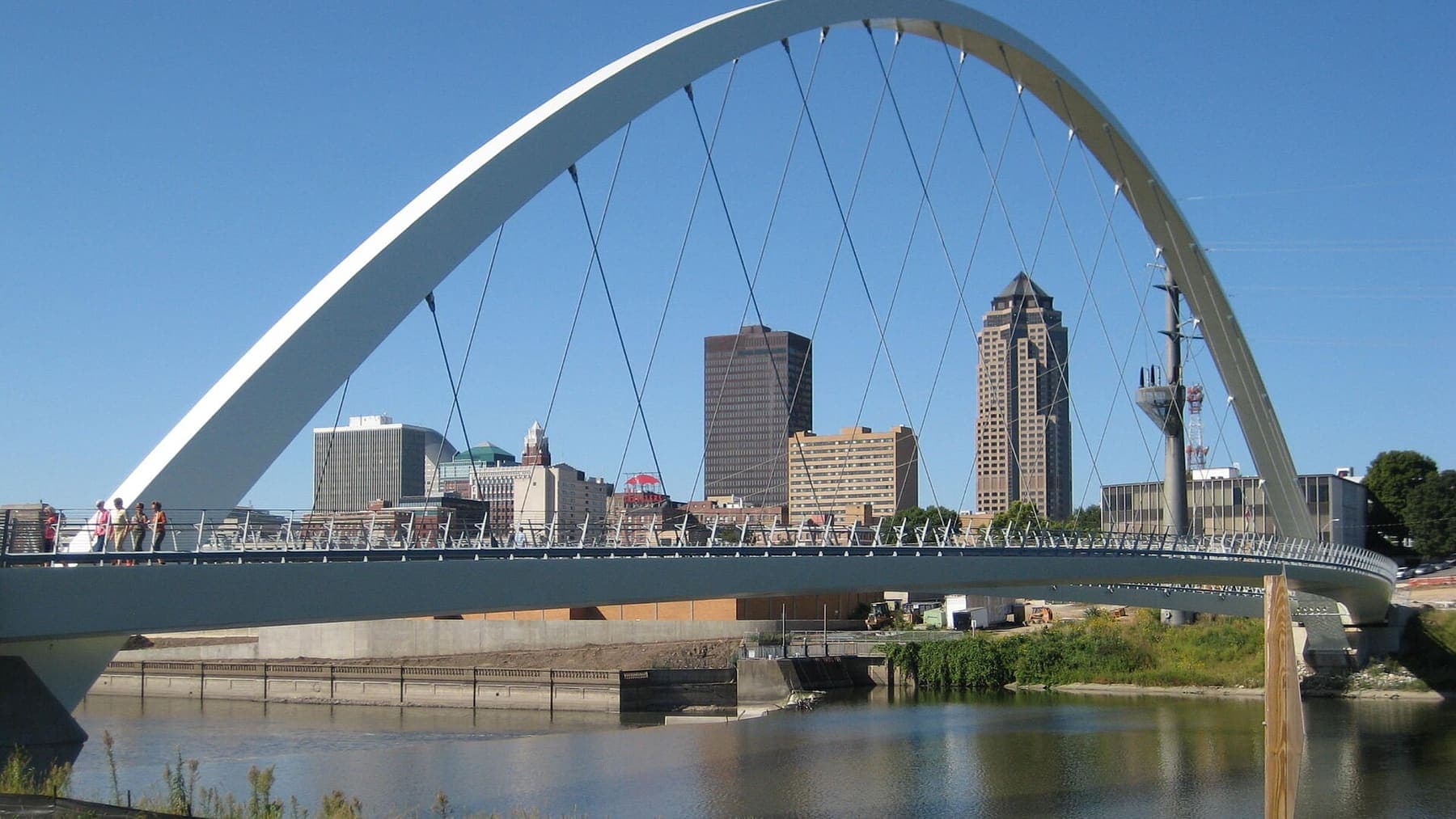Iowa: Skyline downtown Des Moines
