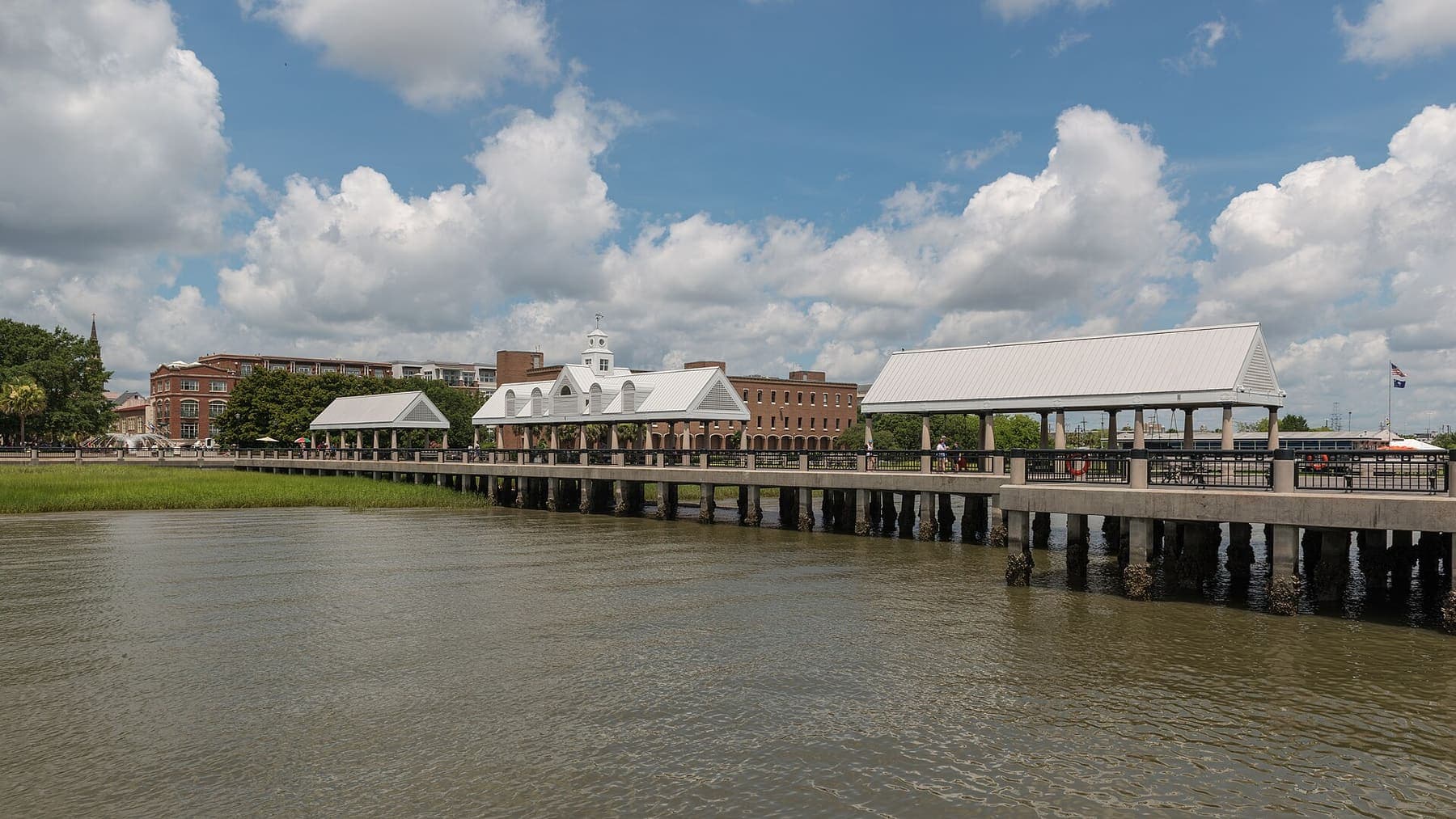 South Carolina: Vendue Wharf, Charleston SC, Southwest view 20160704 1