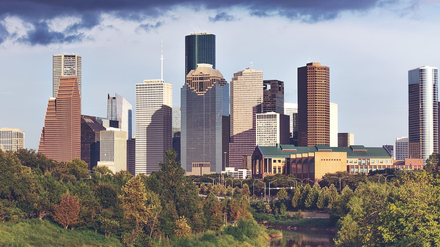 Texas: Downtown Houston, TX Skyline - 2018